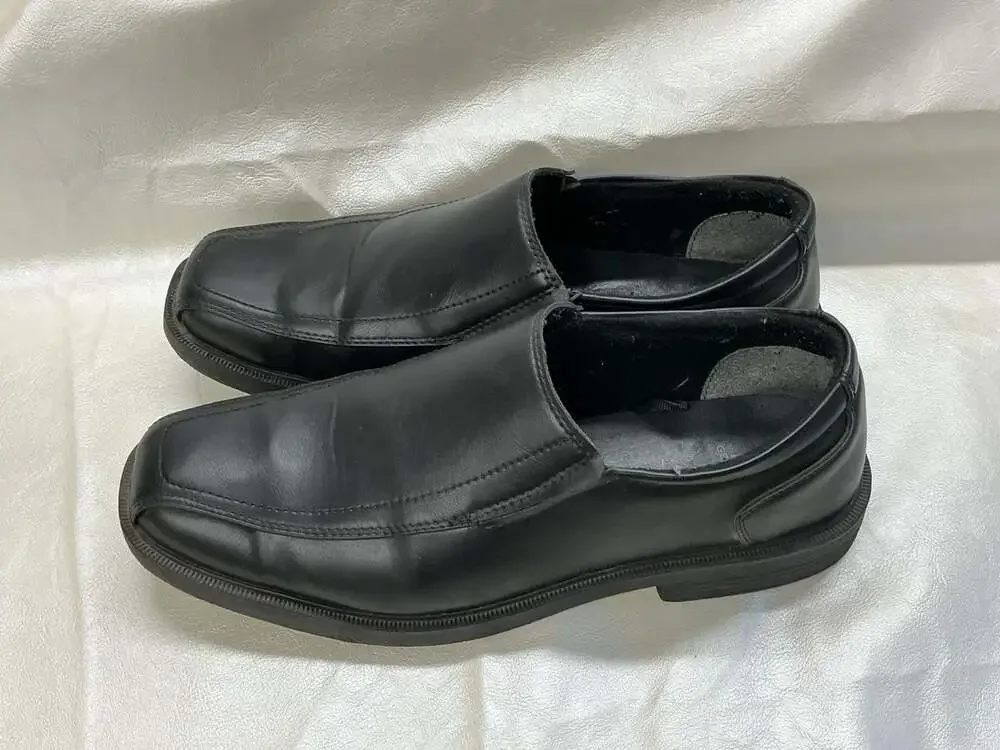 George Men's Metropolis Square Toe Slip-On Dress Shoes
